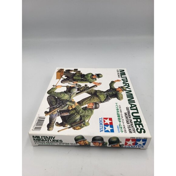 Tamiya Military Miniatures German Infantry Mortar Team 1/35 No. 193 - Sealed - Picture 3 of 5